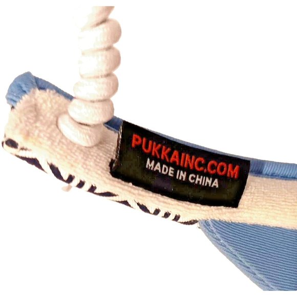 Golf Visor Adult Baby Blue Hill Country Golf Club Strapback Cap by Pukkaing.com - Picture 5 of 8